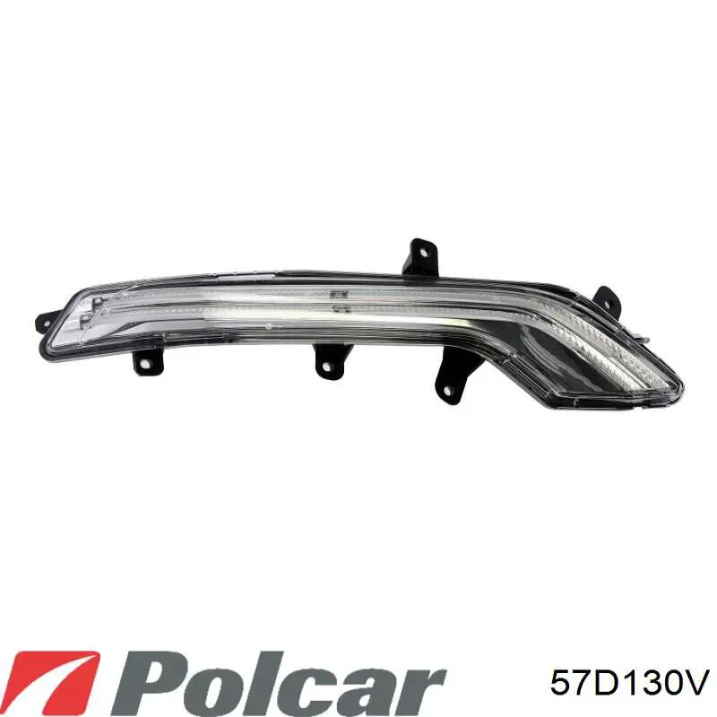 9807242280 Peugeot/Citroen Luz diurna derecha