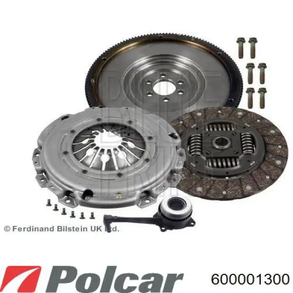 600 0013 00 Polcar kit de embrague (3 partes)