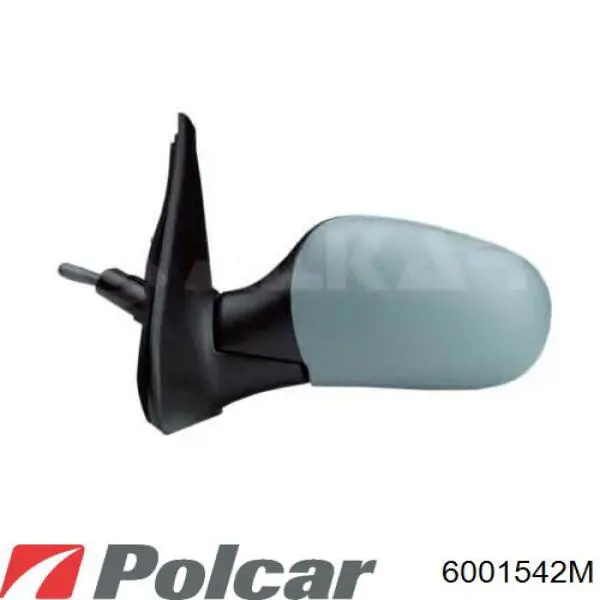 Cristal de espejo retrovisor exterior izquierdo 7701070382 Renault (RVI)