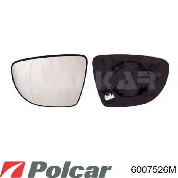 6007526M Polcar espejo retrovisor derecho