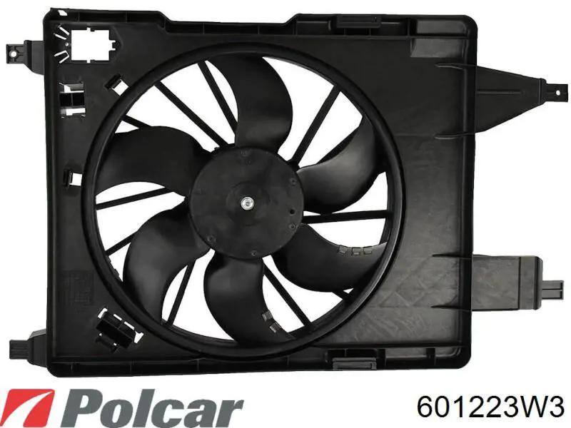 Ventilador de radiador 601223W3 Polcar