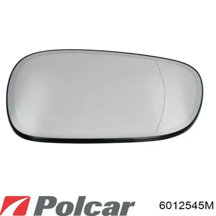 6012545M Polcar Cristal de espejo retrovisor exterior izquierdo