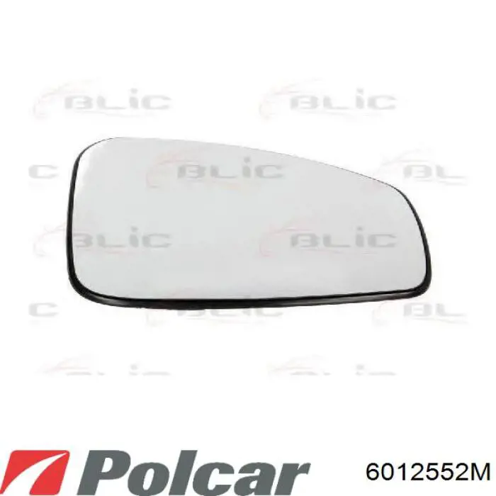 6012552M Polcar cristal de espejo retrovisor exterior derecho