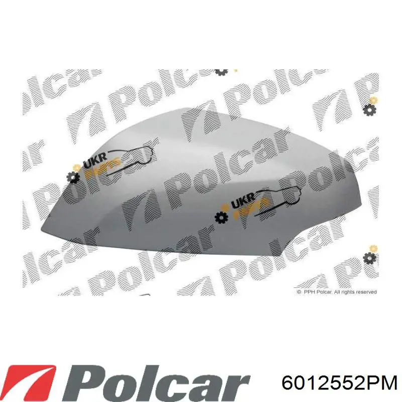Cubierta De Espejo Retrovisor Izquierdo 6012542PE Polcar