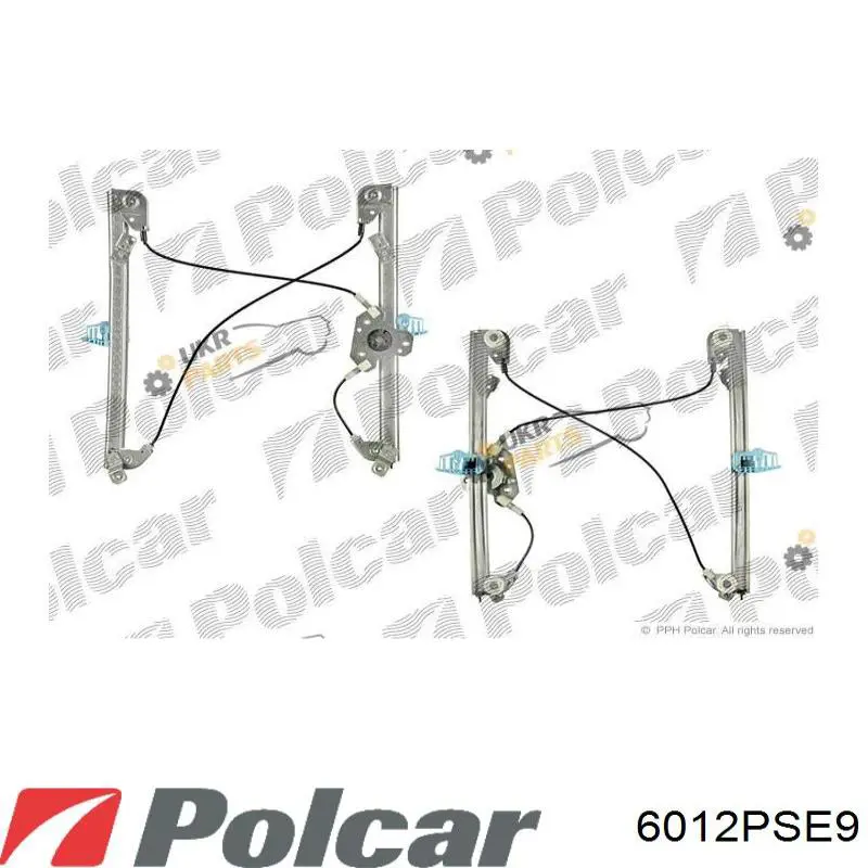 Comprar 6012PSG1 Polcar Mecanismo de elevalunas delantero izquierdo