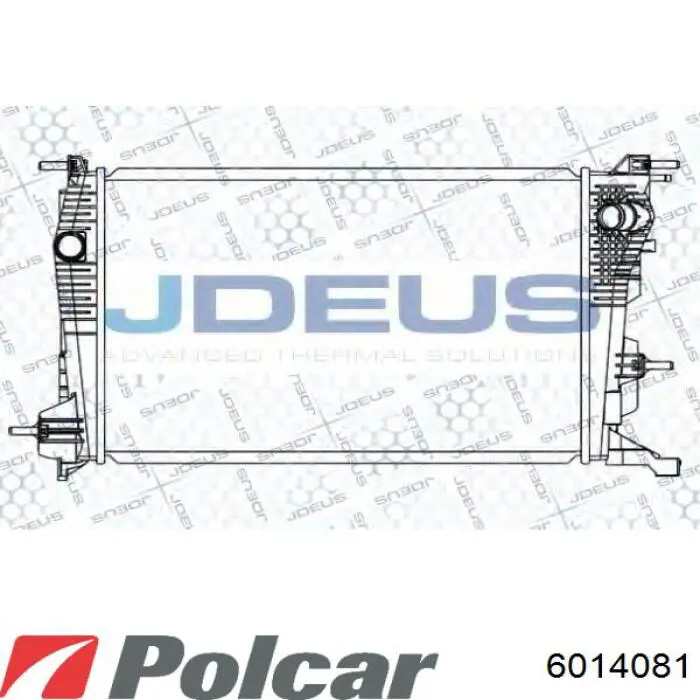 601408-1 Polcar radiador refrigeración del motor