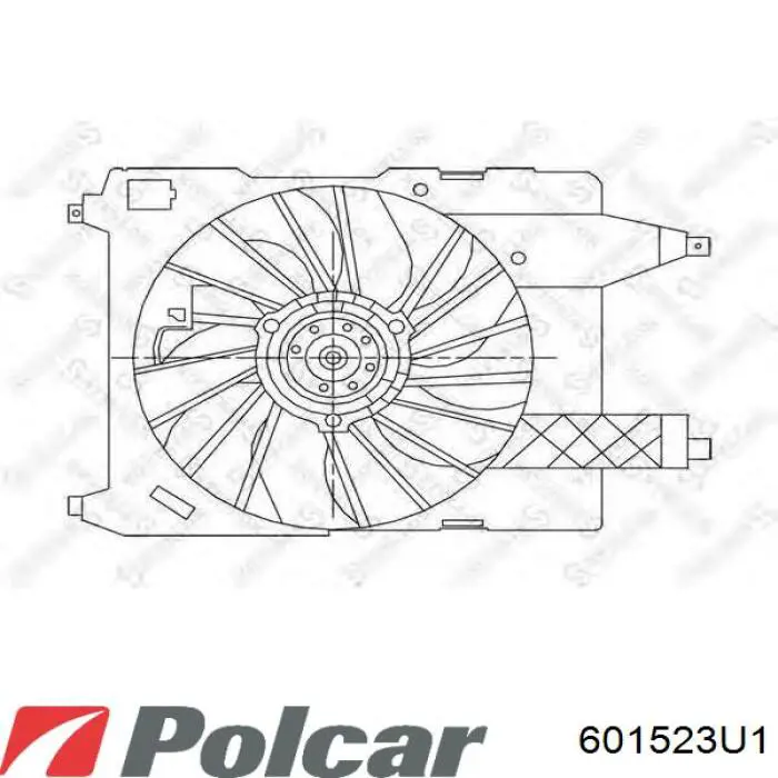 Comprar 601523U1 Polcar Ventilador del motor