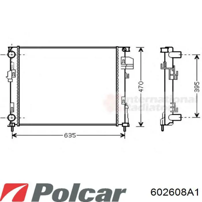 602608A1 Polcar Refrigeración del motor