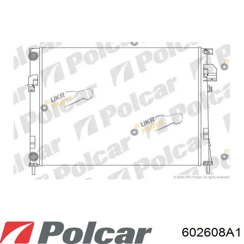 Água radiador Polcar 602608A1 precio, desde 81,49 EUR