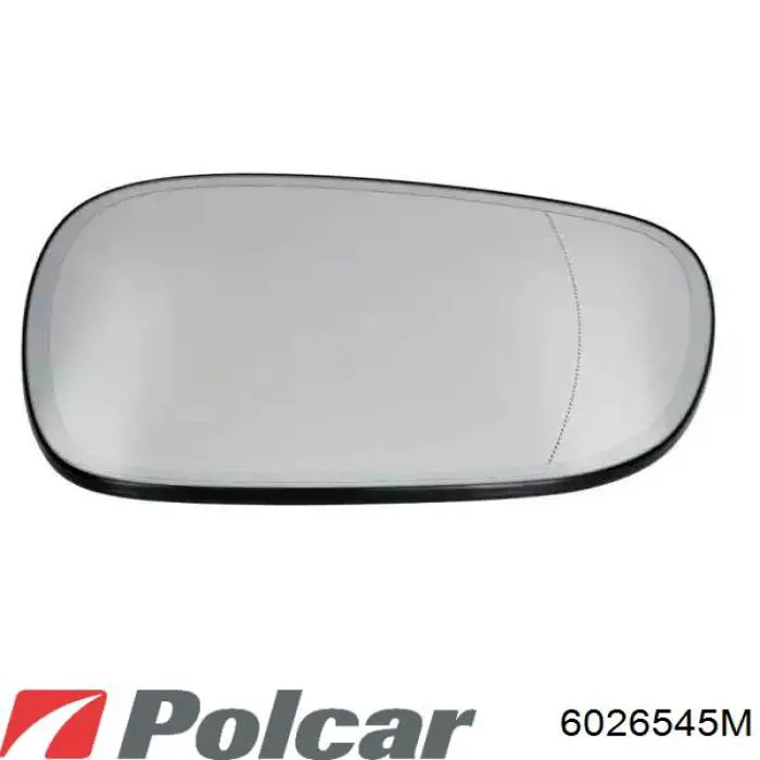 6026545M Polcar cristal de espejo retrovisor exterior izquierdo