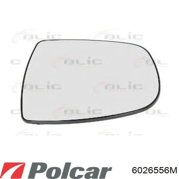 6026556M Polcar cristal de espejo retrovisor exterior derecho