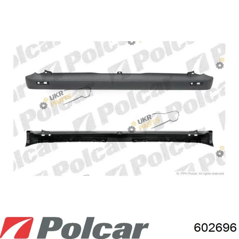 Parachoques trasero, parte central Polcar 602696 precio, desde 132,13 EUR