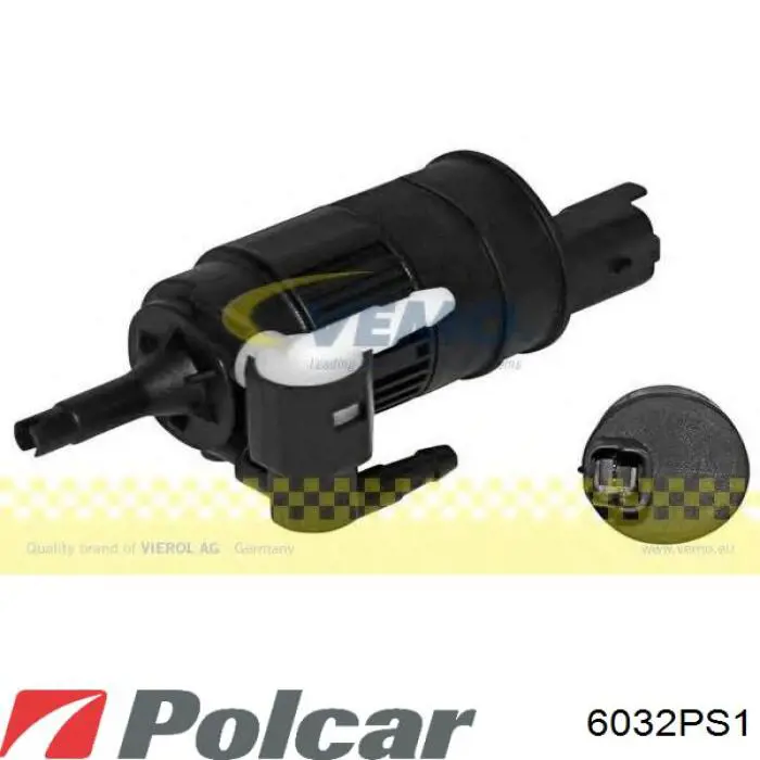 6032PS1 Polcar Bomba-motor de limpiaparabrisas delantero/trasero