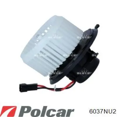 6037NU-2 Polcar motor eléctrico, ventilador habitáculo