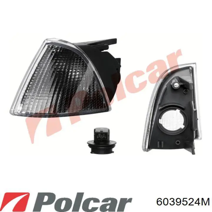 6039524M Polcar espejo retrovisor derecho