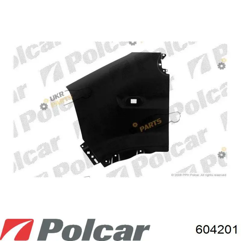 Comprar 604201 Polcar Aleta delantera izquierda