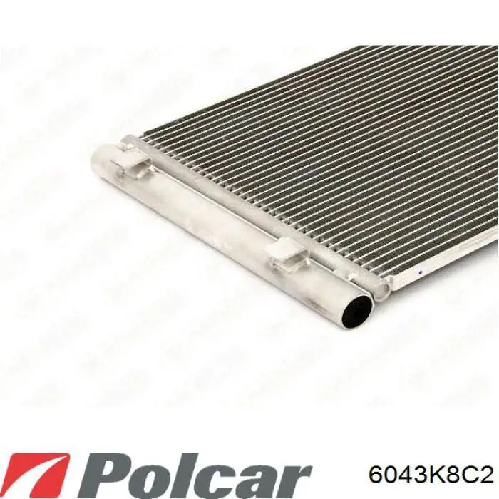 6043K8C2 Polcar Radiador de aire acondicionado