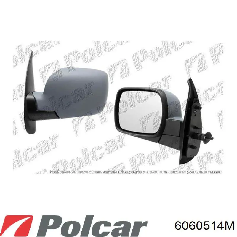 6060514M Polcar espejo retrovisor izquierdo