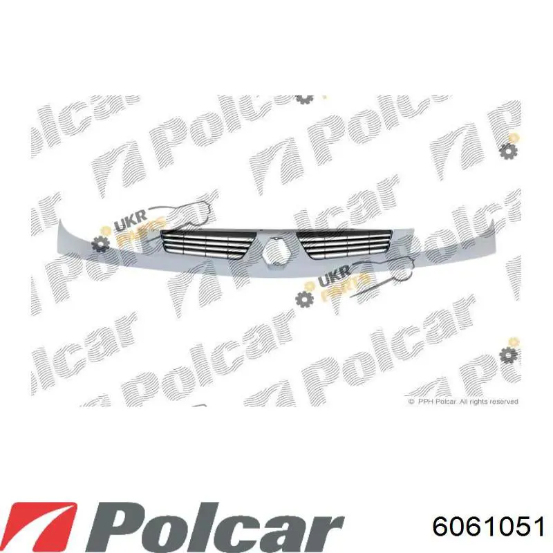 606105-1 Polcar panal de radiador