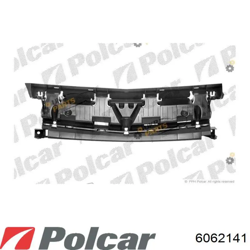 Soporte de parrilla del radiador 6062141 Polcar