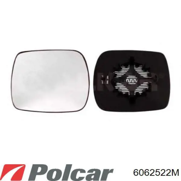 6062522M Polcar espejo retrovisor derecho