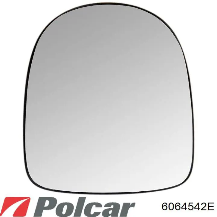 4372837 VAN Wezel cristal de espejo retrovisor exterior izquierdo