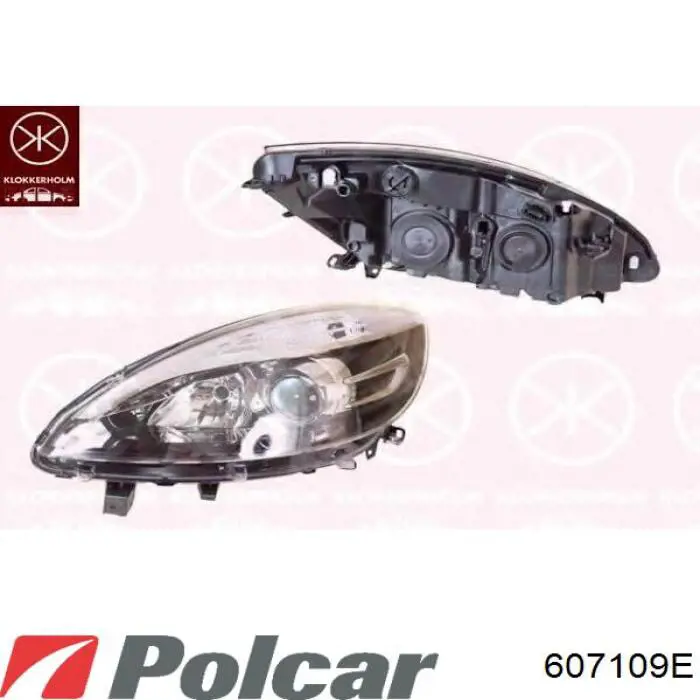 607109E Polcar faro derecho