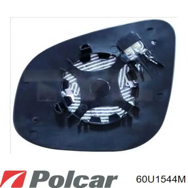 60U1544M Polcar cristal de espejo retrovisor exterior izquierdo