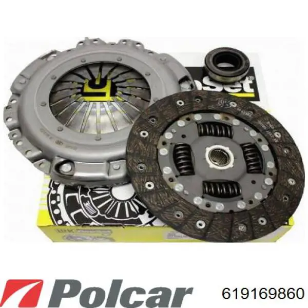 619169860 Polcar kit de embrague (3 partes)