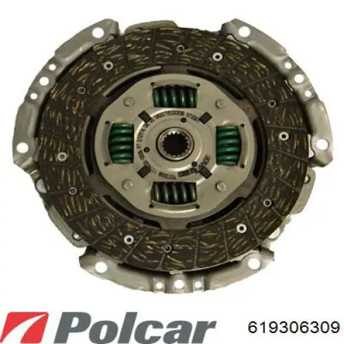 619 3063 09 Polcar kit de embrague (3 partes)