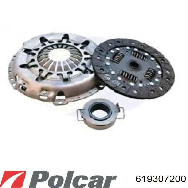 619 3072 00 Polcar kit de embrague (3 partes)