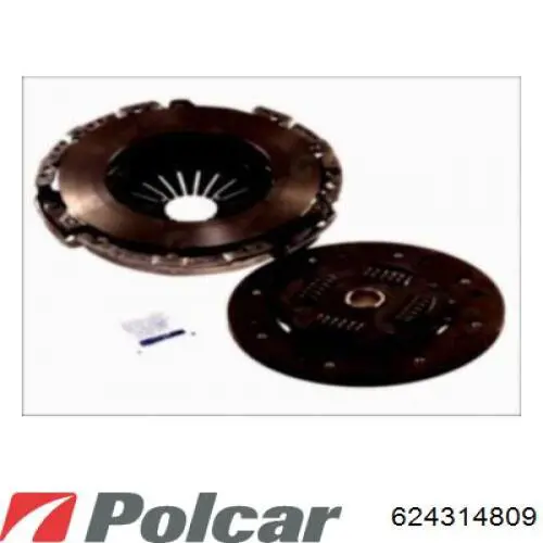 624 3148 09 Polcar kit de embrague (3 partes)