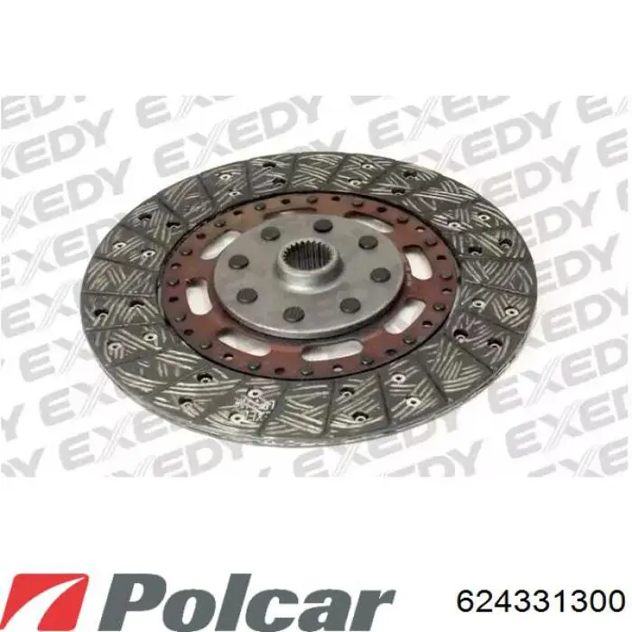 624 3313 00 Polcar kit de embrague (3 partes)