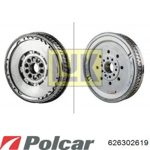 626 3026 19 Polcar kit de embrague (3 partes)