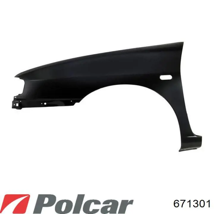 671301 Polcar Aleta trasera izquierda