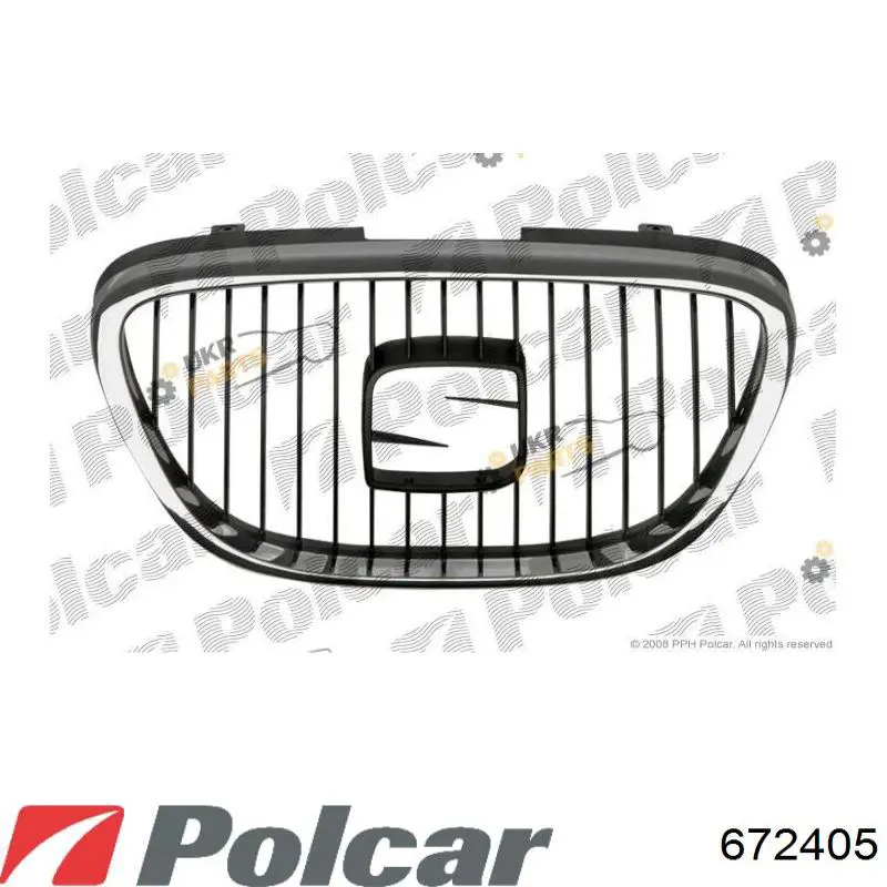 672405 Polcar panal de radiador