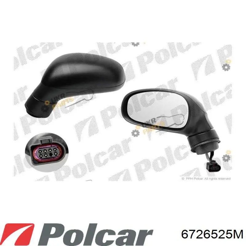 Espejo retrovisor derecho VAG 1P1857508A9B9 precio, desde 66,79 EUR