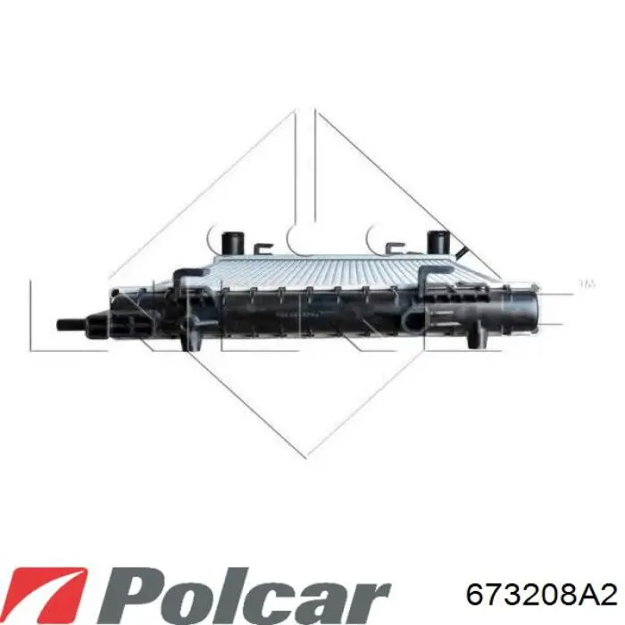 Radiador 673208A2 Polcar