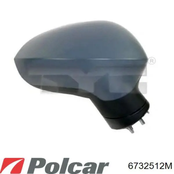 Espejo de retrovisor izquierdo 6J0857507C9B9 VAG