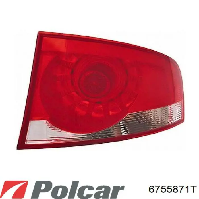 Piloto trasero exterior izquierdo 6755871T Polcar