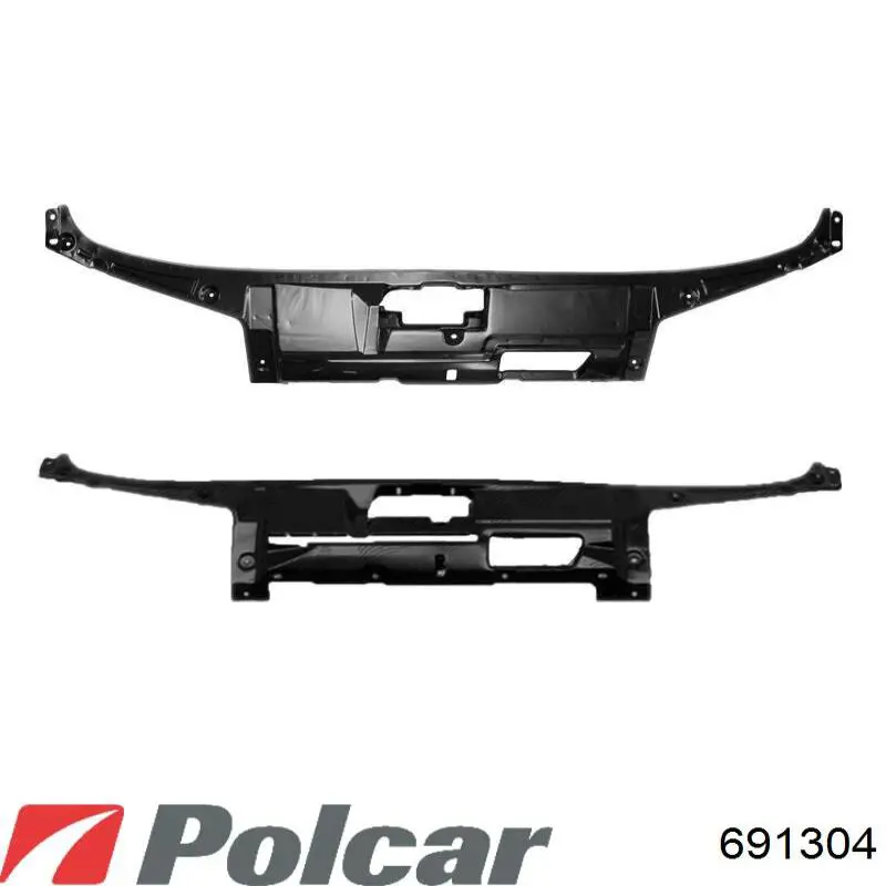 691304 Polcar soporte de radiador superior (panel de montaje para foco)