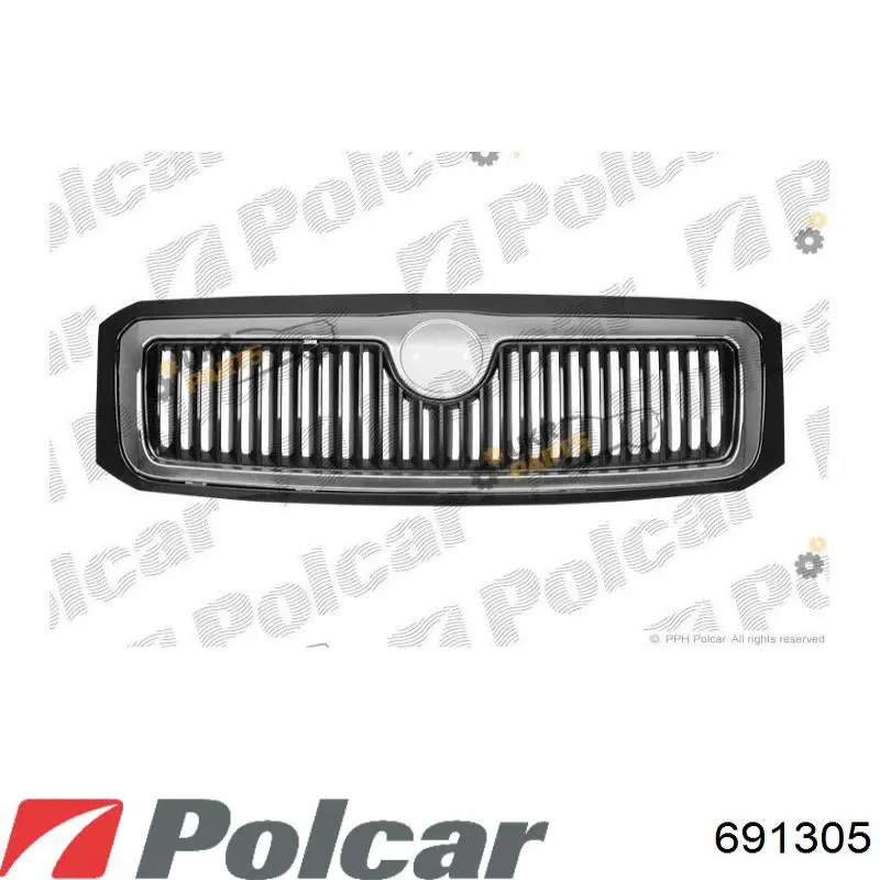 691305 Polcar panal de radiador