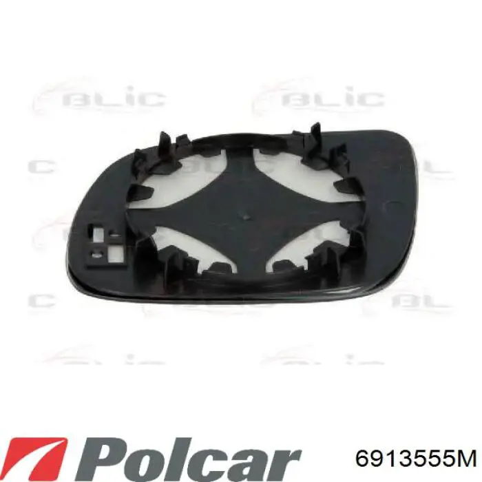 Cristal de espejo retrovisor derecho 1U1857522C VAG