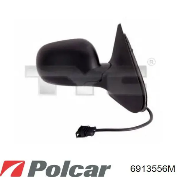 6913556M Polcar cristal de espejo retrovisor exterior derecho