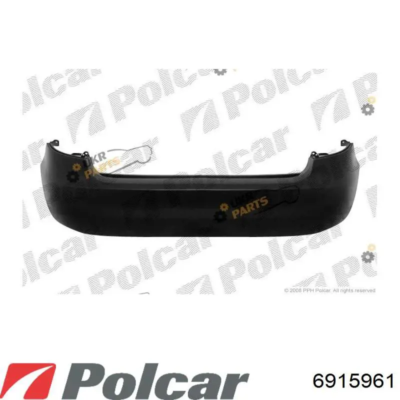 691596-1 Polcar parachoques trasero