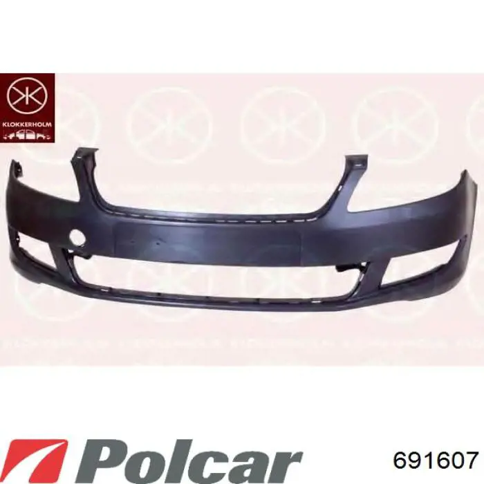 691607 Polcar Paragolpes delantero
