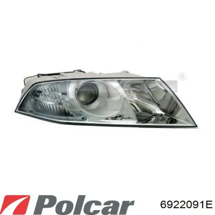 6922091E Polcar faro izquierdo