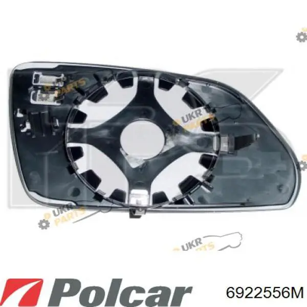 6922556M Polcar cristal de espejo retrovisor exterior derecho