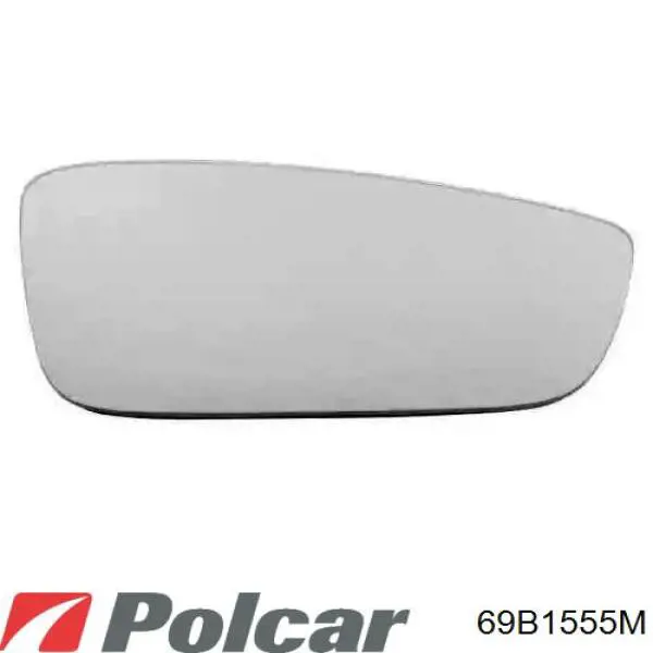 Cristal de espejo retrovisor derecho 69B1555M Polcar