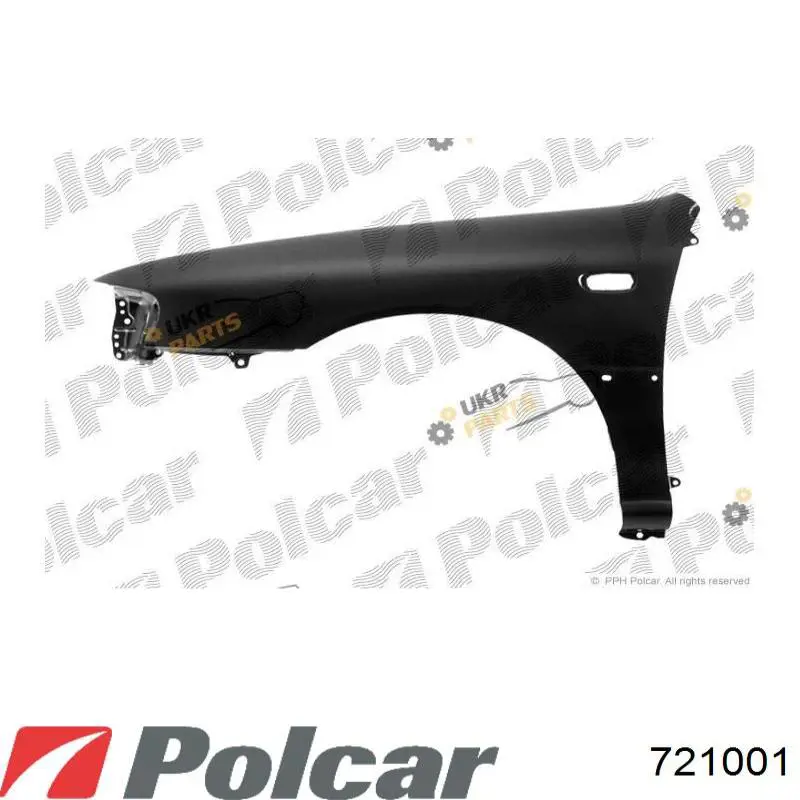 Comprar 721001 Polcar Aleta delantera izquierda